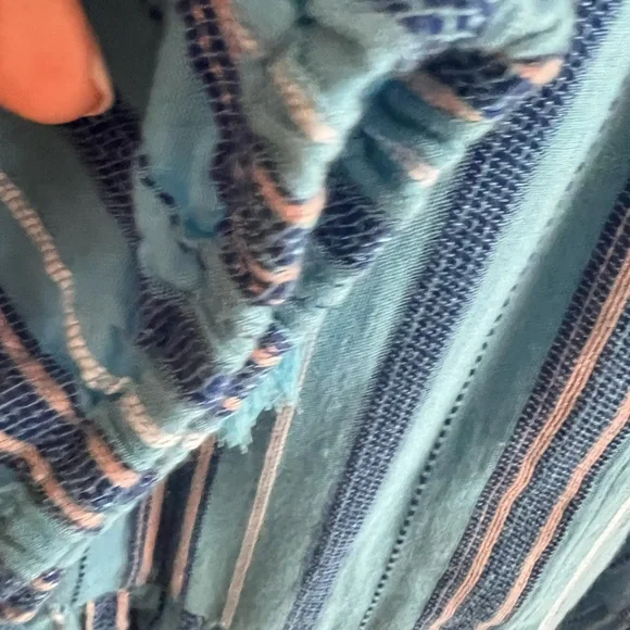 Wonderly Blue Striped Women's Dress - Picture 6 of 6